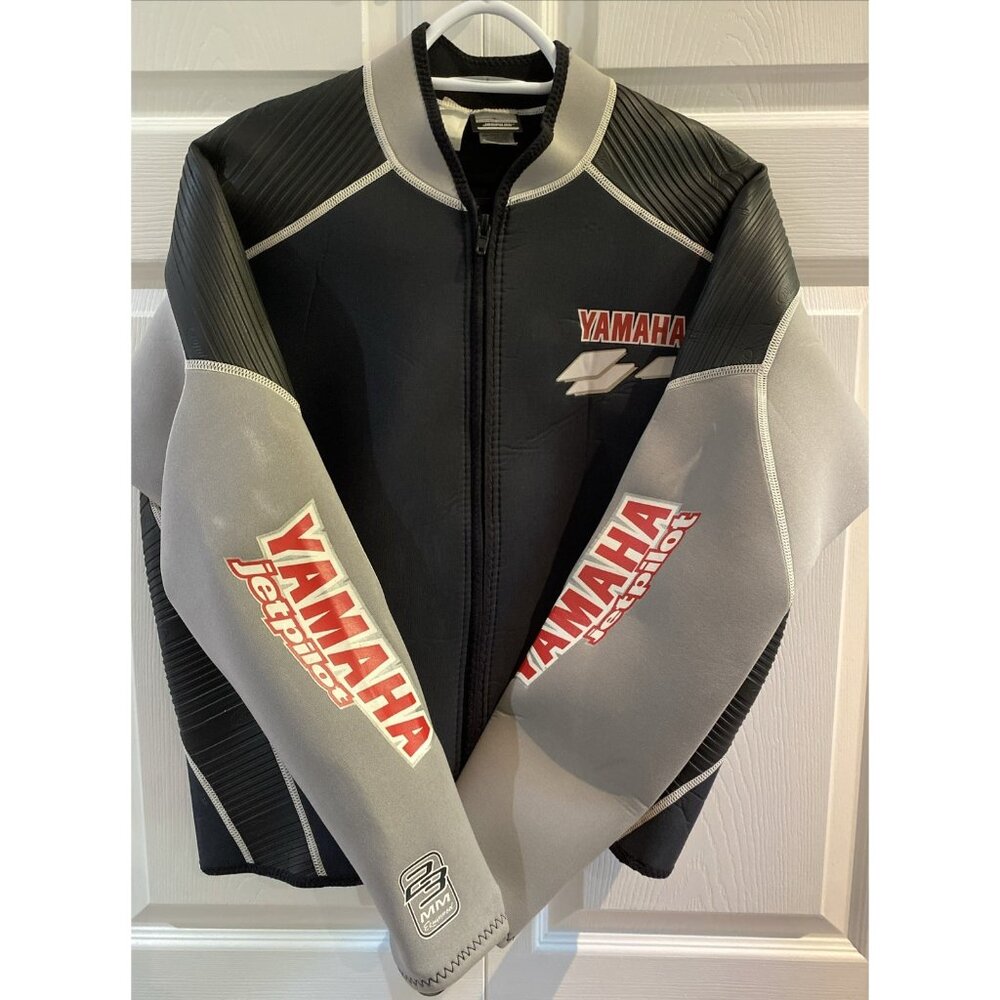 Yamaha Jetpilot Men’s Wetsuit Full Zip Jacket  Neoprene Jet Ski Size XL Vintage